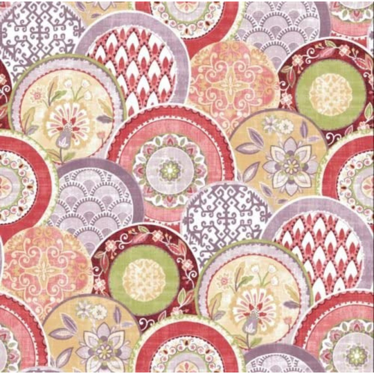 Solstice Old Plate Pink Fine DÃcor Paste The Wall Wallpaper