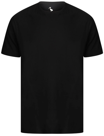 T-Shirts Kinsley Basic Cotton Crew Neck T-Shirt In Jet Black - South Shore / L - Tokyo Laundry