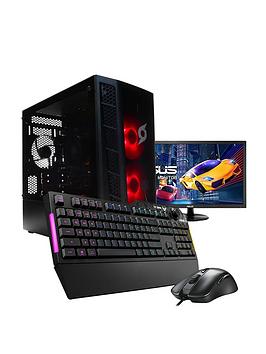 Stormforce Onyx, Amd Ryzen 5 5600G, 8Gb, 1Tb Gaming Desktop &Amp; Monitor