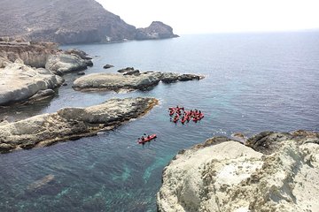Kayak route + snorkeling + photos Cabo De Gata