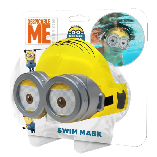AK Sports Swimming Mask Minions Yellow MK902MI