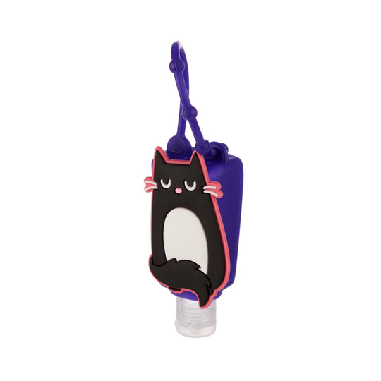 Feline Fine Cat Gel Hand Sanitiser and Holder