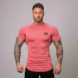 Men's Compression Shirt Running Shirt Short Sleeve Compression Clothing Athleisure Breathable Soft Sweat Out Fitness Gym Workout Performance Sportswear Activewear Fashion Black White Army Green Lightinthebox