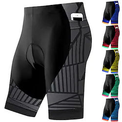 21Grams Men's Bike Shorts Cycling Shorts Bike Padded Shorts / Chamois Bottoms Mountain Bike MTB Road Bike Cycling Sports 3D Pad Cycling Breathable Quick Dry Green Yellow Polyester Spandex Clothing Lightinthebox