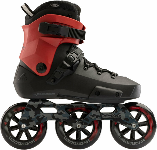 Rollerblade Twister 110 Roller Skates Black/Red 43