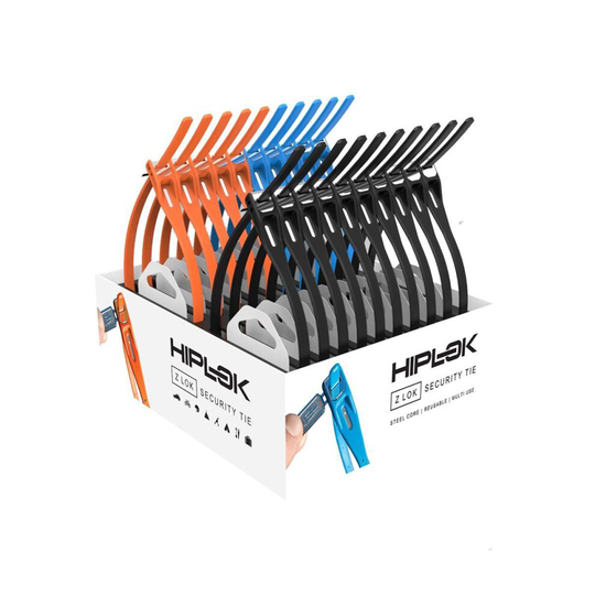 Hiplok Z-Lok Armoured Reuseable Tie - Box Of 20