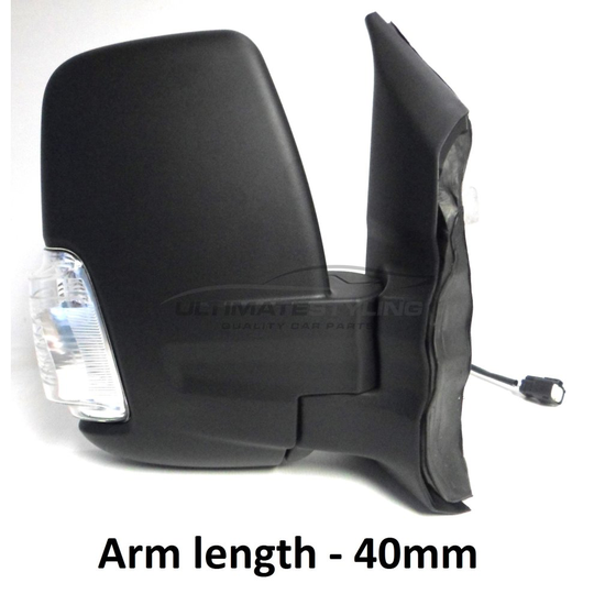 Transit Mk8 Van 3/2014-> Manual Wing Mirror Clear Indicator Drivers Side O/S