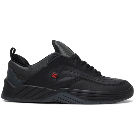 DC Williams Slim Skate Shoes - Black/Dark Grey/Athletic Red