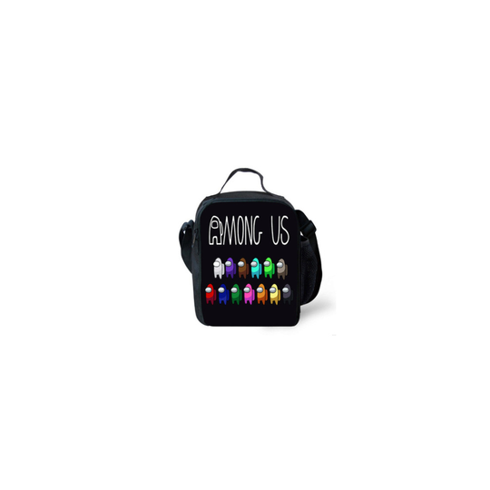 (Lunch bag 7) Among Us insulated insulated lunch bag school outdoor lunch box
