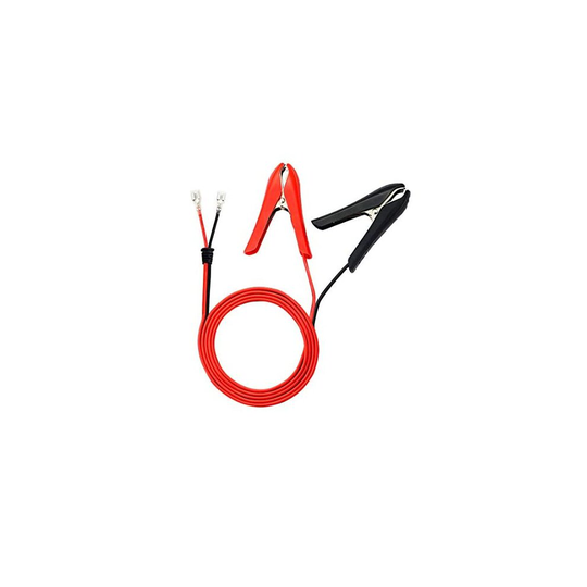CERRXIAN 1.8m 18AWG 12V 24V Battery Clamp Clip-On with Quick Splice Crimp Lock Terminal Extension Cable