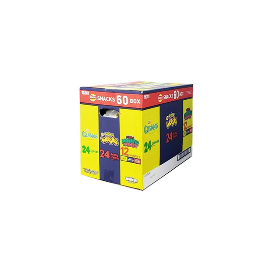 Walkers 60 Pack Snack Mix Party Box Quavers Wotsits Mega Monster Munch