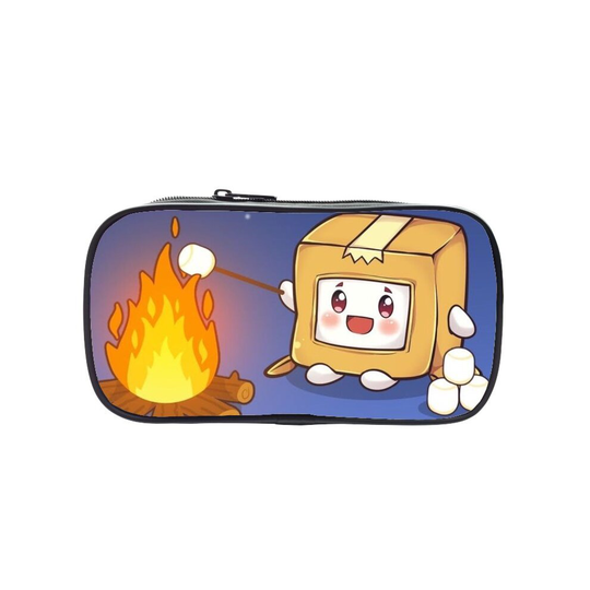 (7) Lankybox Pencil Box Students Anime Pen Case Storage