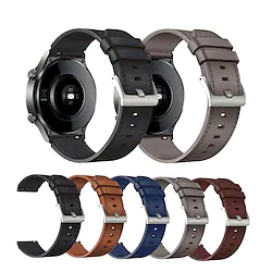 1 pcs Smart Watch Band for Huawei Huawei Watch GT 2 Pro Huawei Watch GT 2 Pro Genuine Leather Smartwatch Strap Classic Buckle Leather Loop Business Band Replacement Wristband Lightinthebox