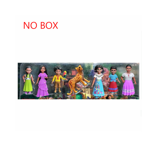 (No Box) Family 7Pcs Set With Box Great Kids Gift Encanto Mirabel Figures Action Madrigal