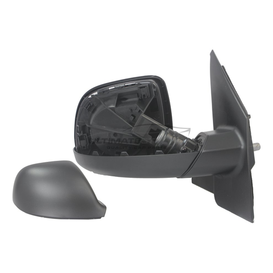 VW Transporter T5 Van 1/2010-2015 Manual Wing Door Mirror Black Drivers Side O/S