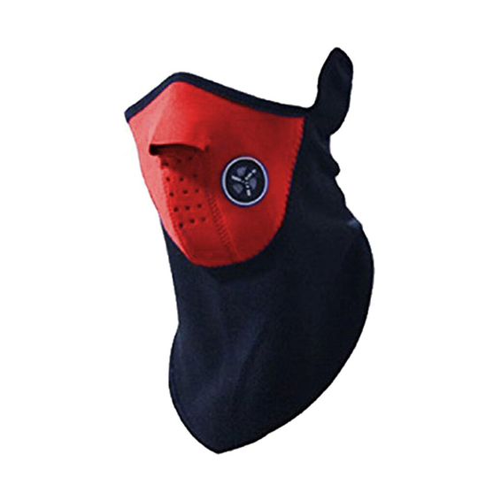 Thermal Neoprene Face And Neck Mask - Red