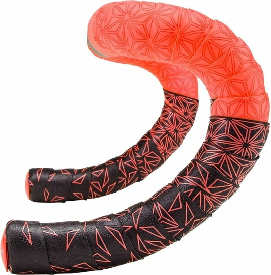 Supacaz Super Sticky Kush Star Fade Red Star w/Ano Red Plugs