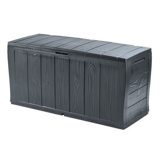 Keter Sherwood Patio Storage Box Outdoor Garden Furniture 270L