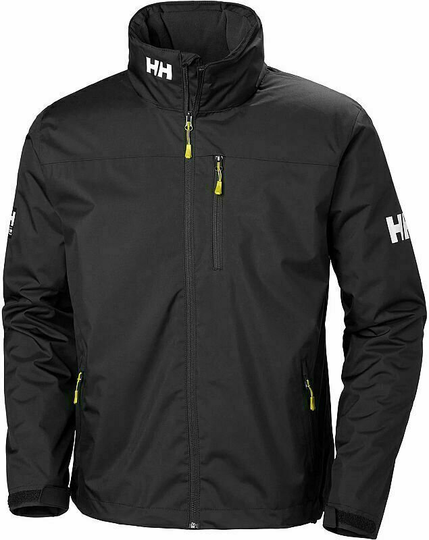 Helly Hansen Men's Crew Hooded Midlayer Sailing Jacket Sailing Jacket Black XS