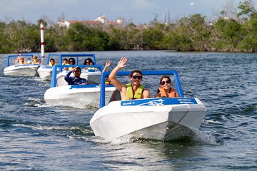 Speedboat adventure from Cancun and snorkeling included