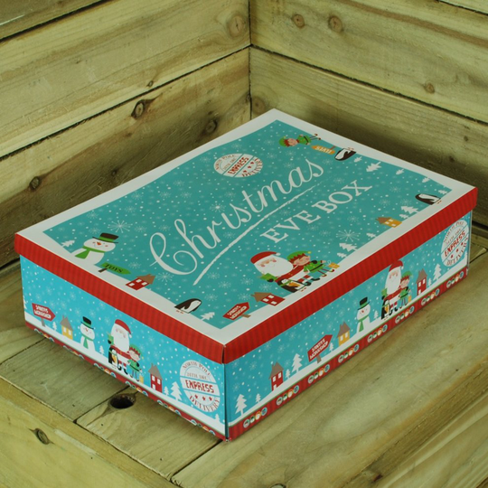Medium Blue Character Christmas Eve Box