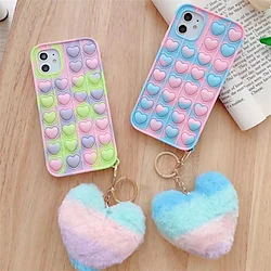 Phone Case For Apple Back Cover Dustproof Shockproof Heart TPU Lightinthebox