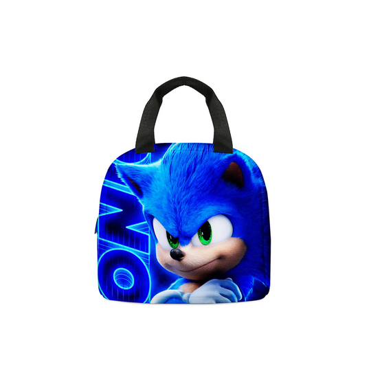 (Pattern 03) Sonic Lunch Bag Thermal Insulated Cooler Tote bag