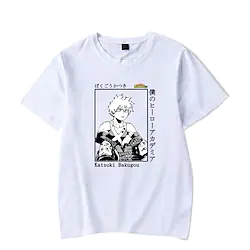 Inspired by My Hero Academia / Boku No Hero Cosplay Cartoon Manga Back To School Print Harajuku Graphic Kawaii T-shirt For Men's Women's Adults' Hot Stamping Polyester / Cotton Blend Lightinthebox