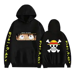 Inspired by One Piece Film: Red Burukku Hoodie Cartoon Manga Anime Front Pocket Graphic Hoodie For Men's Women's Unisex Adults' Hot Stamping 100% Polyester Casual Daily Lightinthebox