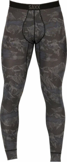 SAXX Thermal Underwear Quest Tights Navy Mountainscape XL