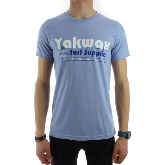 Yakwax Surf Supplies T-Shirt in Light Blue