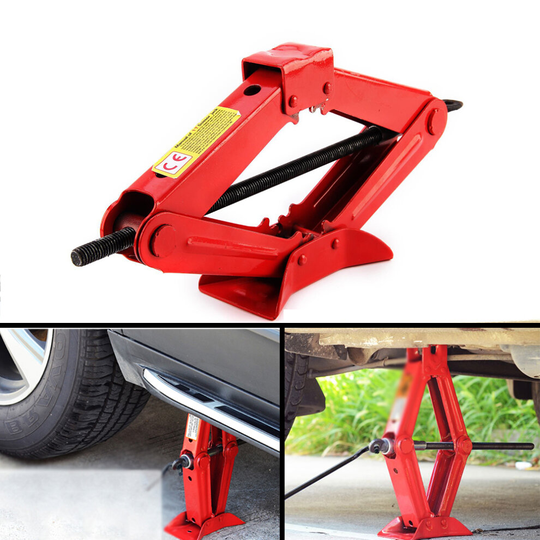 1 Ton Wind Up Jack for Car Van Garage-Chromed Crank Speed Handle