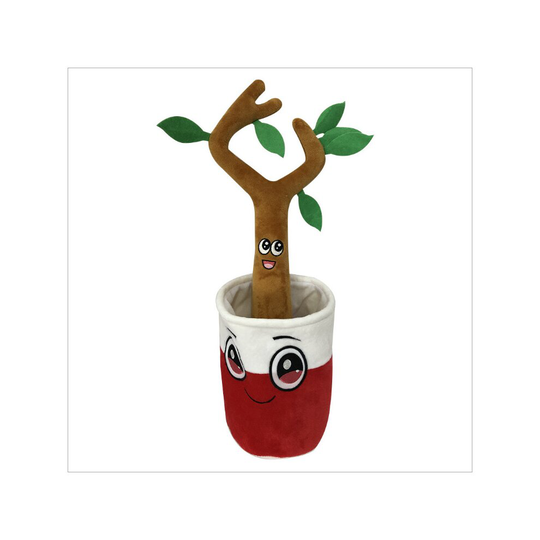 (Branches 40cm/15.7in) Lankybox Box Fox Rock Plush Toy Stuffed Doll Kids Gift