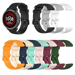 1 pcs Smart Watch Band for Garmin Forerunner 645 Garmin Forerunner245 Garmin vivoactive4 Garmin Vivoactive 4S Silicone Smartwatch Strap Soft Breathable Sport Band Replacement Wristband Lightinthebox
