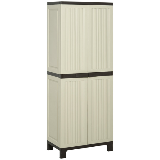 Outsunny Garden Shed Double-door Patio Storage Cabinet Tool Box