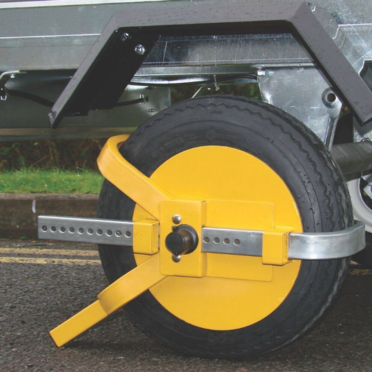 Heavy Duty 13"-15" Steel Car Van Wheel Clamp Safety Lock for caravan Trailer