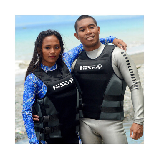 (S) Neoprene Adult Life Jacket Kayak Ski Buoyancy Aid Vest Sailing Boating Jacket