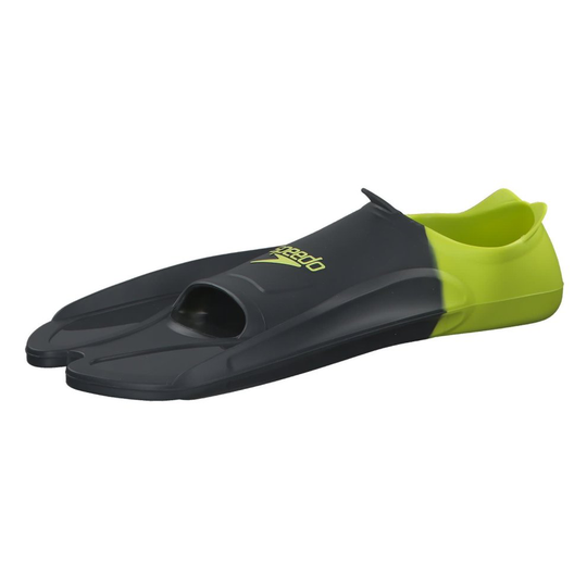 Speedo Unisex's Bio Fuse Training Fin, Grey/Green, Size 6-7