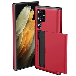 Phone Case for Galaxy S22 S21 S20 Plus Ultra S10 Plus Lite Case Wallet with Card Holder Slot Shockproof Hard PC TPU Phone Case Slide Flip Protective Cover Lightinthebox