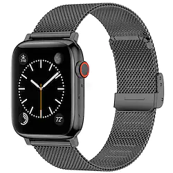 1 pcs Smart Watch Band for Apple iWatch Series 8 7 6 5 4 3 2 1 SE Apple Watch Stainless Steel Smartwatch Strap Luxury Milanese Loop Business Band Metal Band Replacement Wristband Lightinthebox