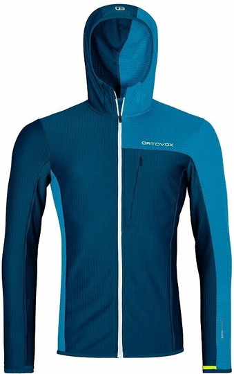 Ortovox Outdoor Jacket Fleece Light Grid Hooded Jacket M Petrol Blue M
