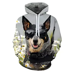 Inspired by Animal Shiba Inu Hoodie Cartoon Manga Anime Graphic Hoodie For Men's Women's Unisex Adults' 3D Print 100% Polyester Lightinthebox