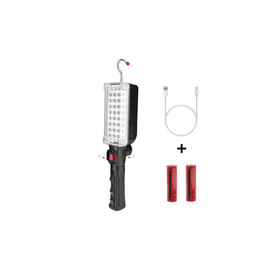 (With Battery) LED Work Flashlights 360Rotation Car Repair Working Lamp