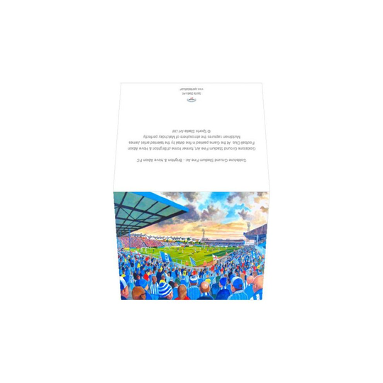 (A5 (14x21cm)) Goldstone Ground Stadium Fine Art - Brighton & Hove Albion FC (Greeting Cards)