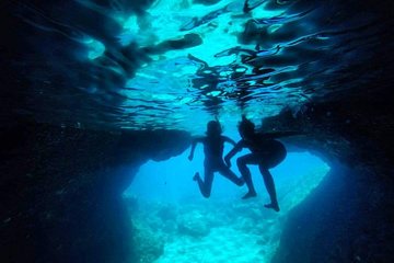 Guided Kayaking and Snorkeling Tour to Green Cave and Sipan Island from Lopud