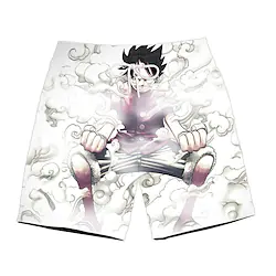 Inspired by One Piece Monkey D. Luffy Shorts Cartoon Manga Anime Harajuku Graphic Kawaii Shorts For Men's Women's Unisex Adults' 3D Print 100% Polyester Lightinthebox