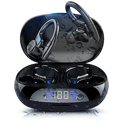 VV2 TWS IPX5 High Quality Noise Cancelling Stereo Sports Ear Hook Wireless Bluetooth Headphones Lightinthebox