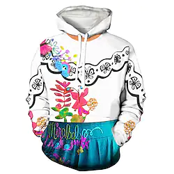 Inspired by Encanto Mirabel Madrigal Isabela Madrigal Hoodie Cartoon Manga Anime Harajuku Graphic Kawaii Hoodie For Women's Adults' 3D Print 100% Polyester Lightinthebox