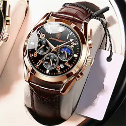 POEDAGAR Men Watches Stainless Steel Time Chronograph 2022 Fashion New Rose Gold Wristwatch Waterproof Luminous Quartz Watches Lightinthebox