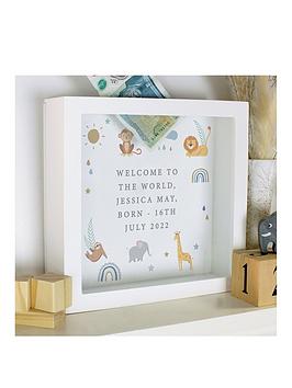 The Personalised Memento Company Personalised Animal Fund Box